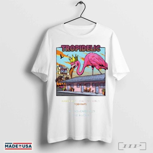 Official Tropidelic The Agora Theater in Cleveland OH November 23 2024 Flamingo Shirts