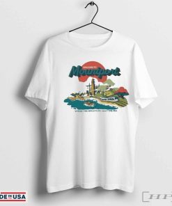 Official Welcome To Mountport Where The Mountains Meet The Sea Souvenir Shirts