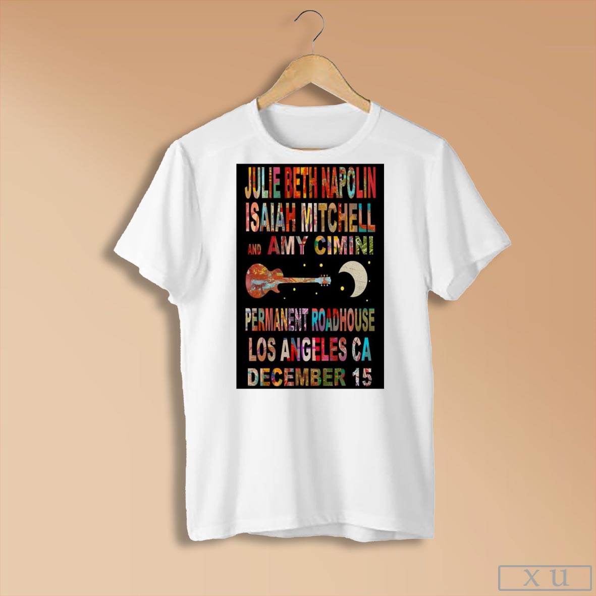 Official Poster Julie Beth Napolin And Isaiah Mitchell Permanent Records Roadhouse Los Angeles Ca Dec 15 2024 T Shirt Sweatshirt