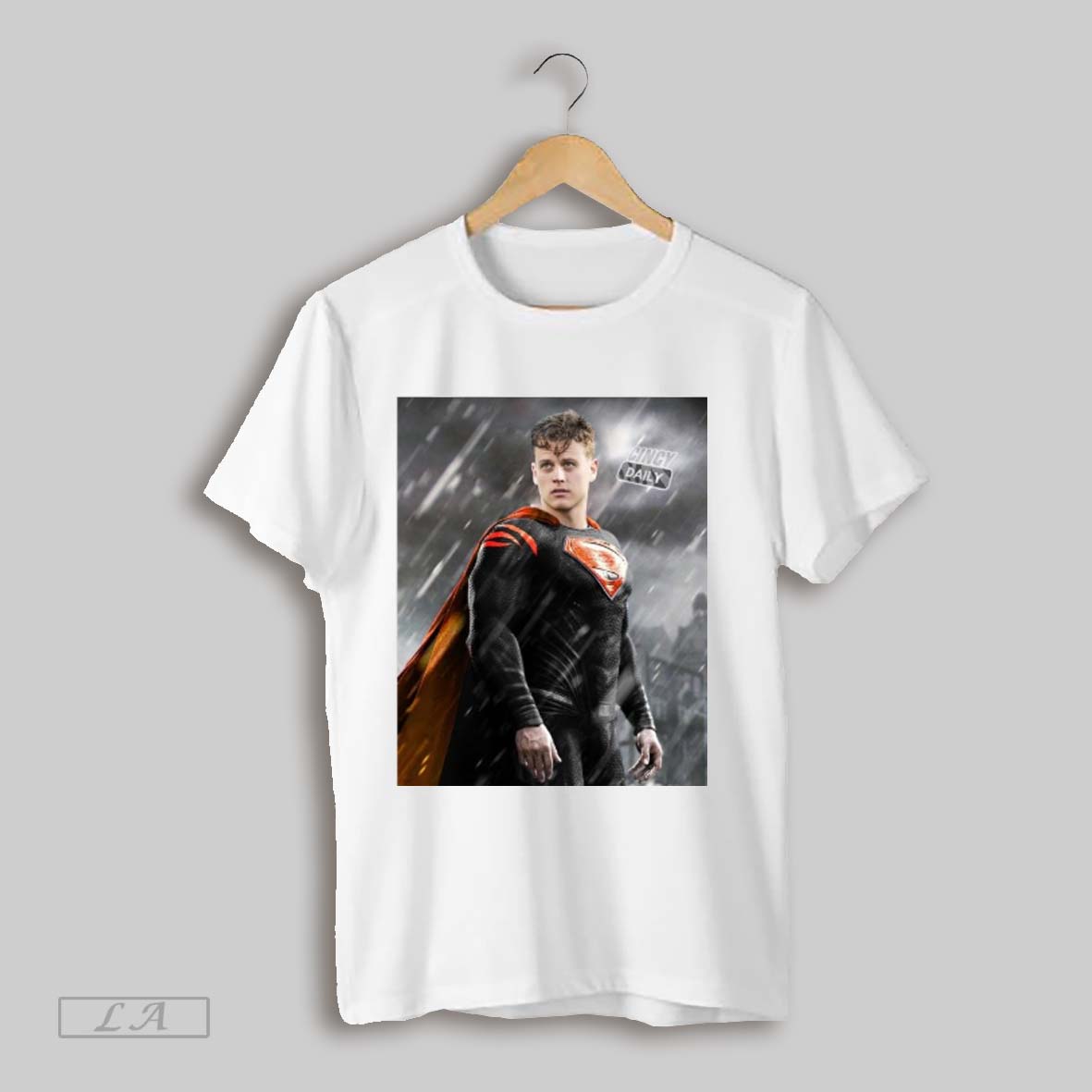 Official Superhero Joe Joe Burrow Cincinnati Bengals Nfl 2025 Poster T Shirt