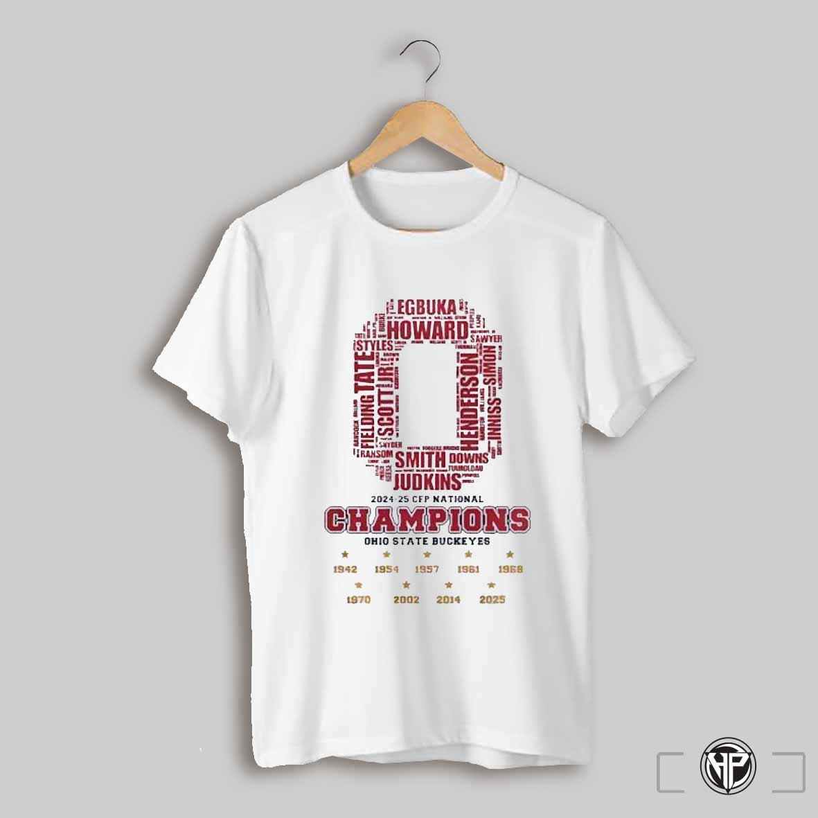 2024 25 Cfp National Champions Ohio State Bucketes Limited Shirt