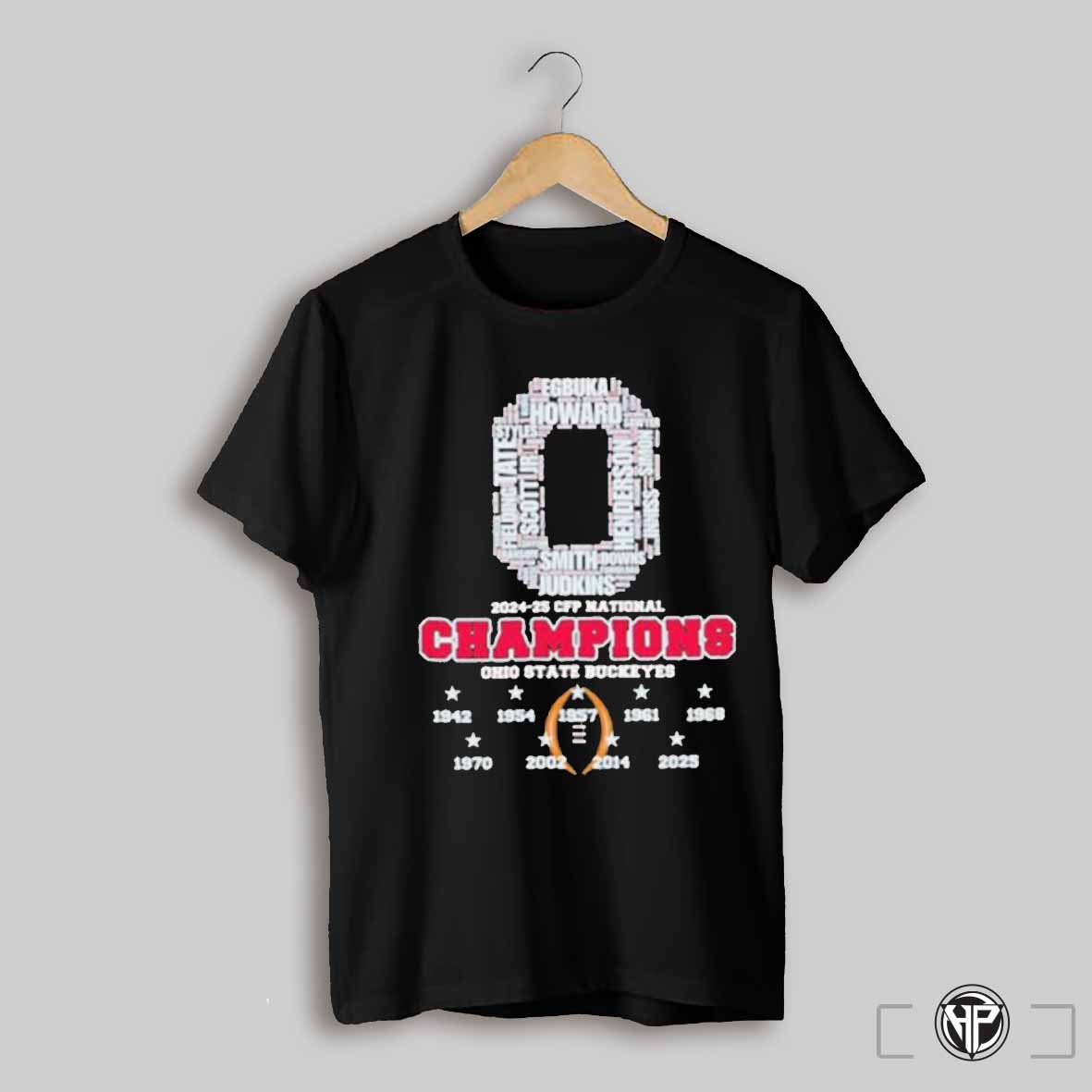 2024 25 Cfp National Champions Ohio State Buckeyes Shirt