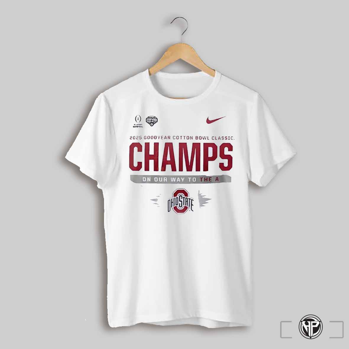 2025 Good Year Cotton Bowl Classic Champs On Our Way To The A Ohio State Buckeyes Shirt