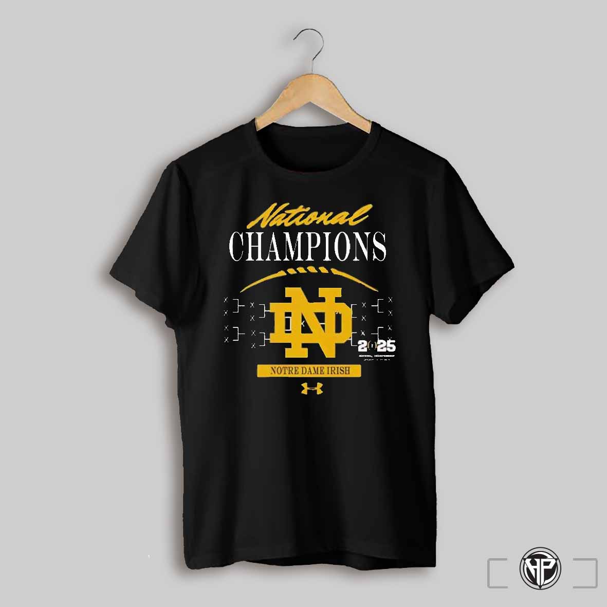 2025 National Champions Notre Dame Fighting Irish Football Special Edition T Shirt