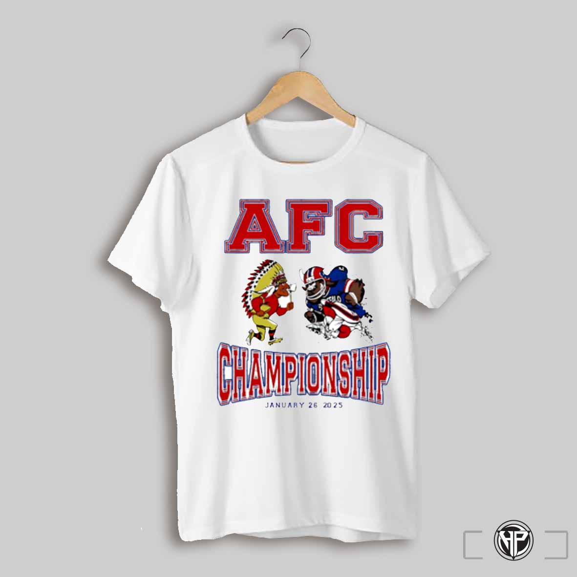 Afc Championship Kansas City Chiefs Vs Buffalo Bills Mascots January 25 2025 Shirt