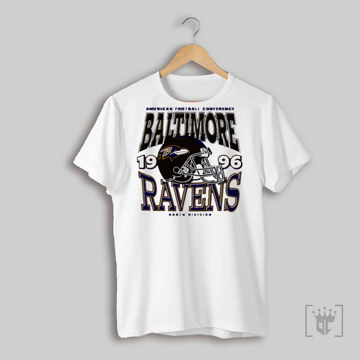 American Football Conference 1996 Baltimore Ravens North Division Helmet T Shirt Trending T Shirt