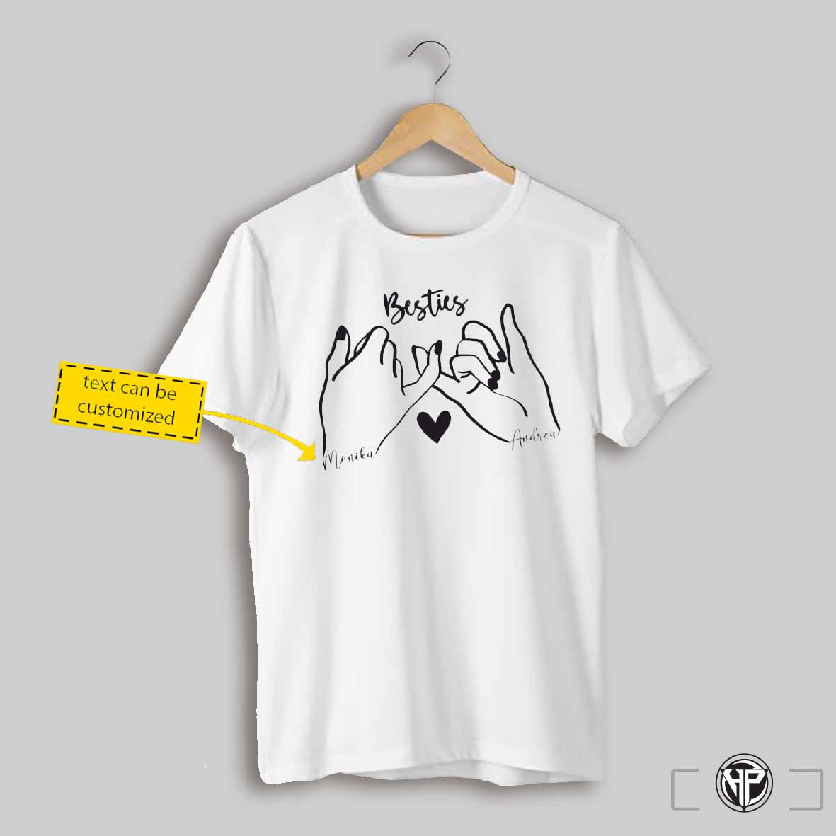 Besties Shirt Best Friends Name Custom Trending T Shirt