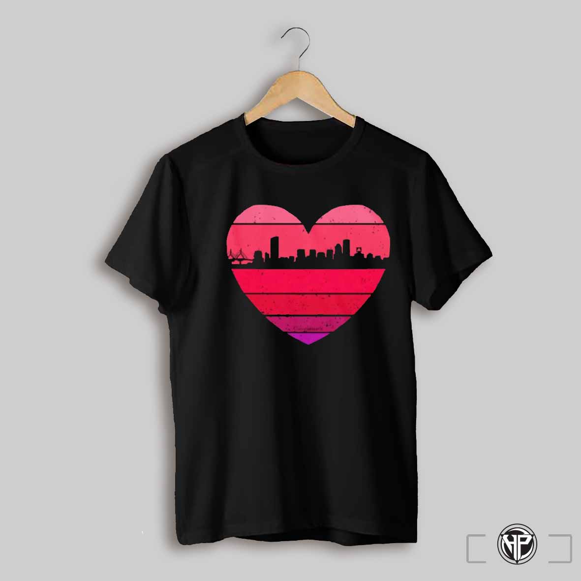 Boston Heart Skyline Shirt