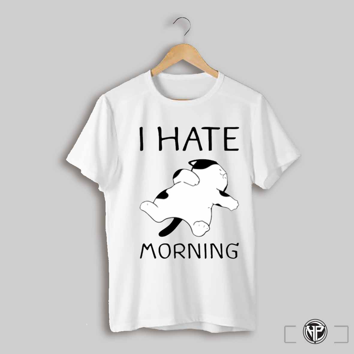 Cat Sleep I Hate Morning Shirt