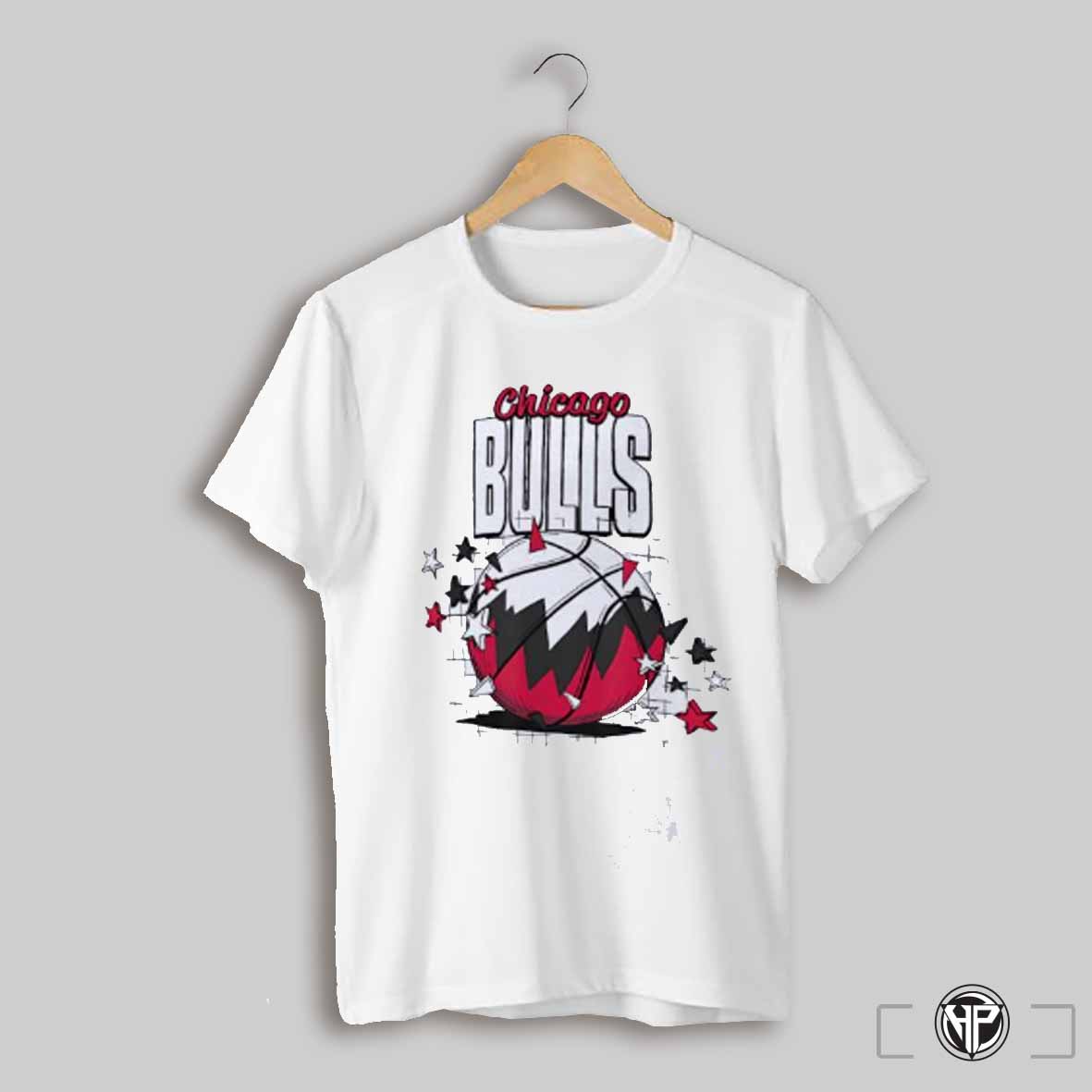 Chicago Bulls Basketball Doodle Stars Shirt