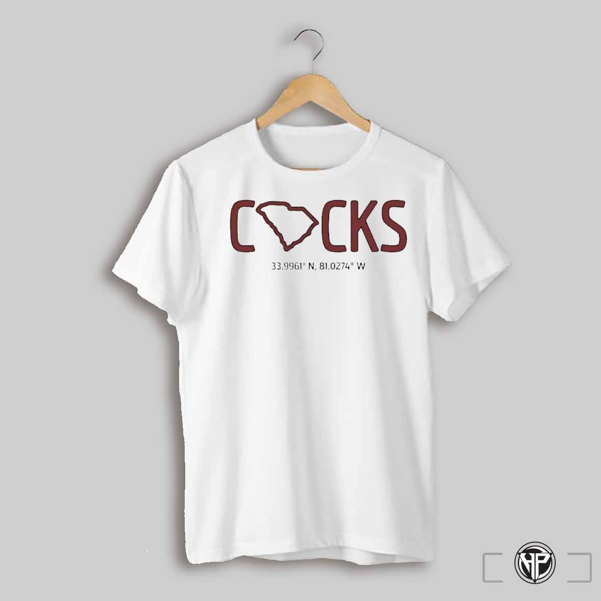 Cocks 33 9961 N 81 0274 W Shirt