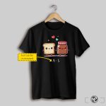 Cute Toast Nutella Shirt Custom Couple Matching Food Custom T Shirt