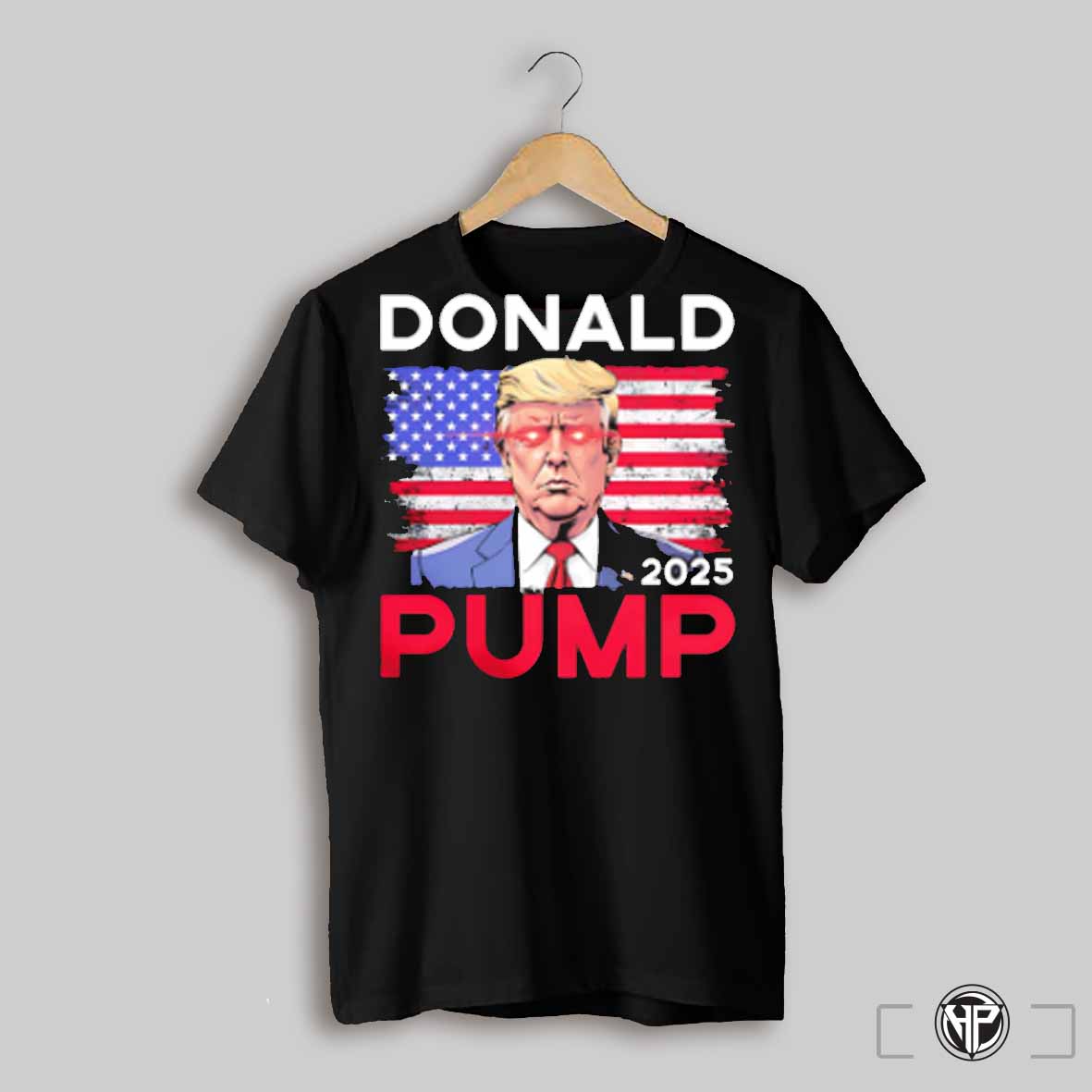 Donald Pump 2025 Flag Retro Shirt