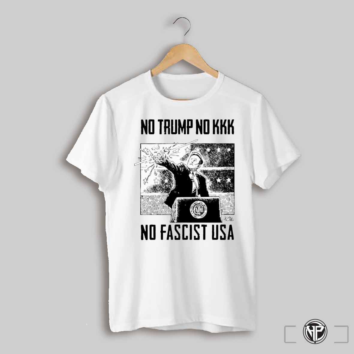 Elon Musk Libs Of Tiktok No Trump No Kkk No Fascist Usa Diablo Macabre Shirt
