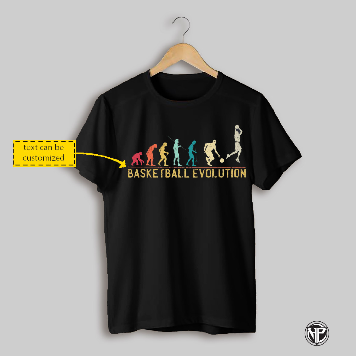 Evolution Of Basketball Sports Cotton Comfort Custom T Shirt