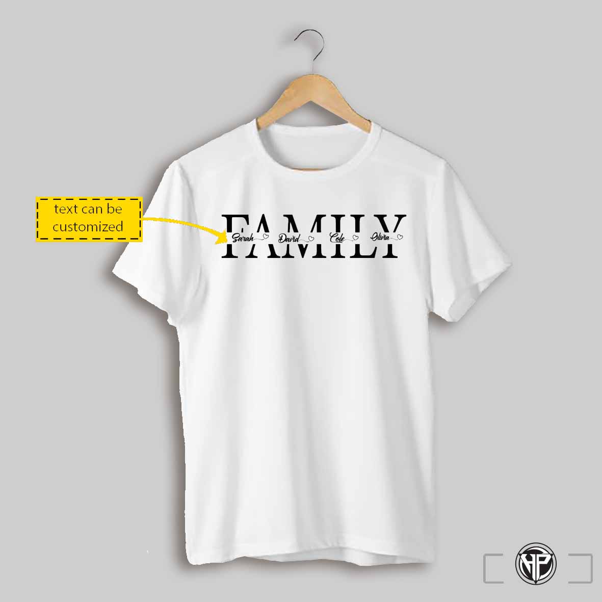 Family Shirt With Names Custom T Shirt