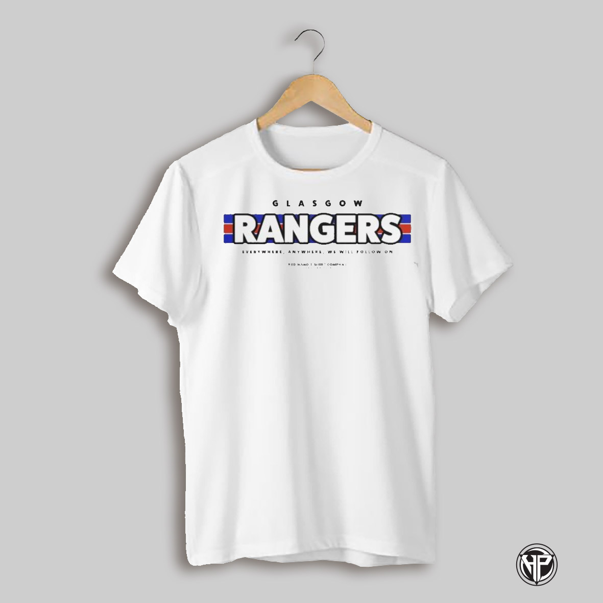 Glasgow Rangers Everywhere Anywhere We Will Follow On Shirt