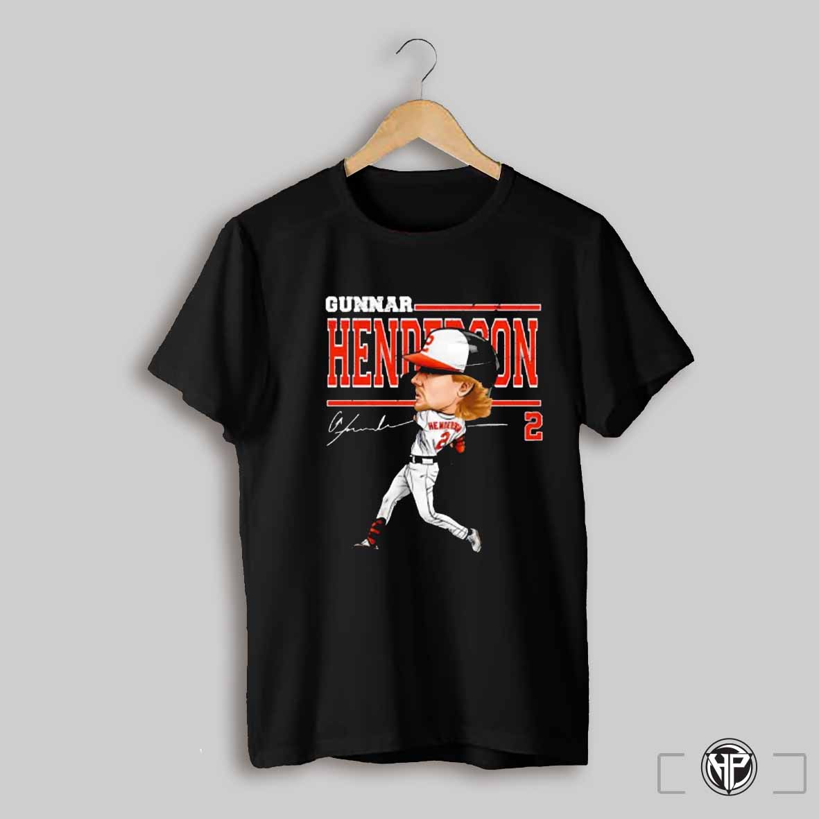 Gunnar Henderson Baltimore Ravens Baseball Signature Caricature Shirt