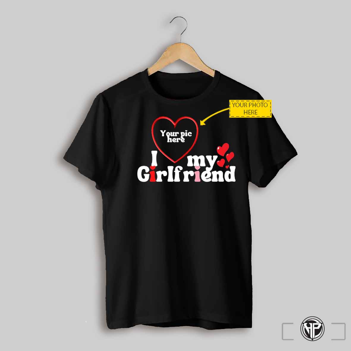 I Love My Girlfriend Personalized Custom T Shirt