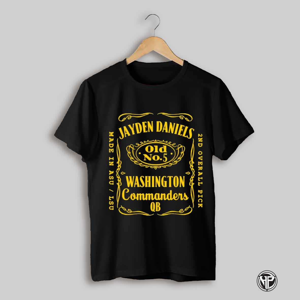 Jayden Daniels Washington Commanders Old No 5 Shirt