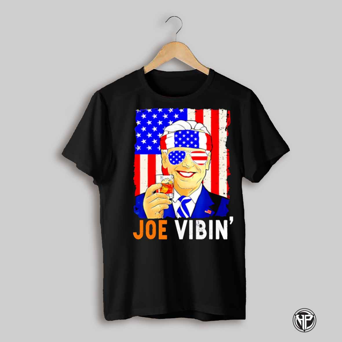 Joe Vibin American Flag Shirt