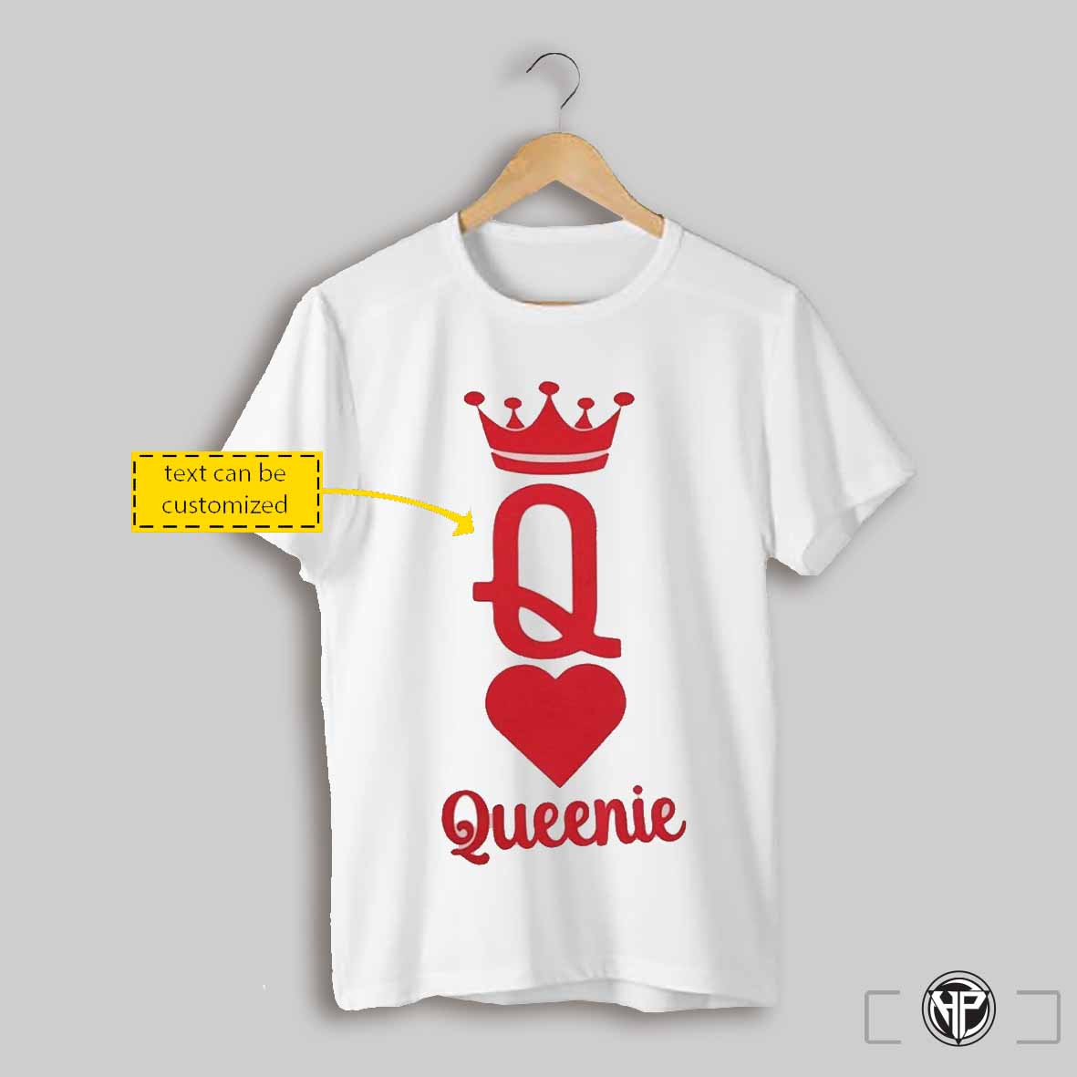 King And Queen Custom T Shirt