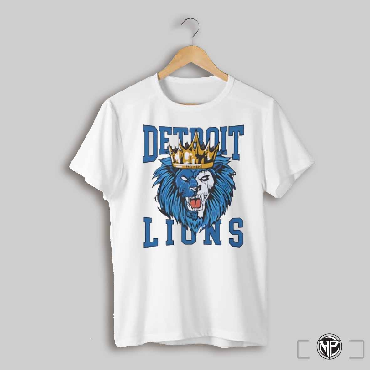 King Detroit Lions Roar Back 2 Back 2025 Shirt