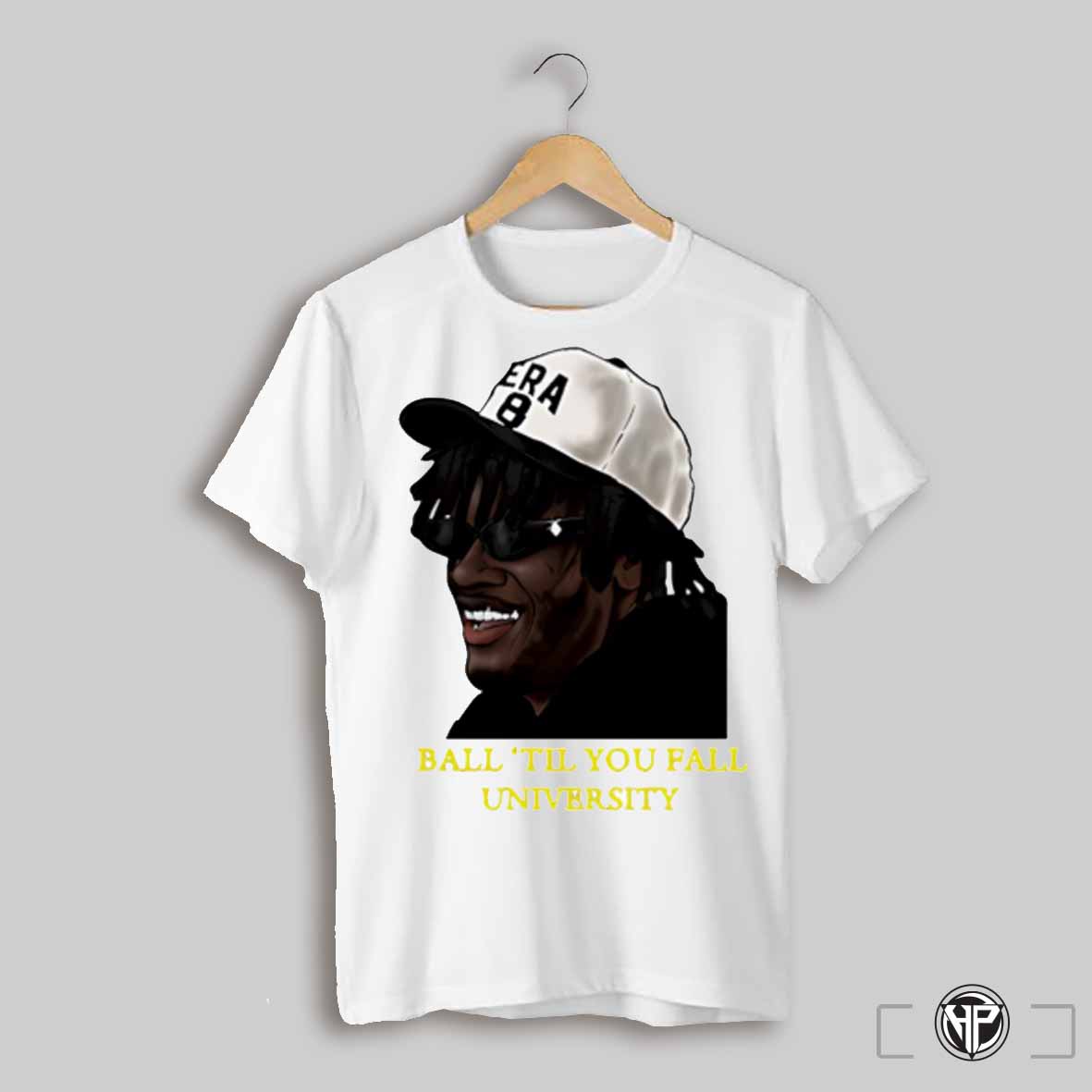 Lamar Jackson Ball Til You Fall University Shirt