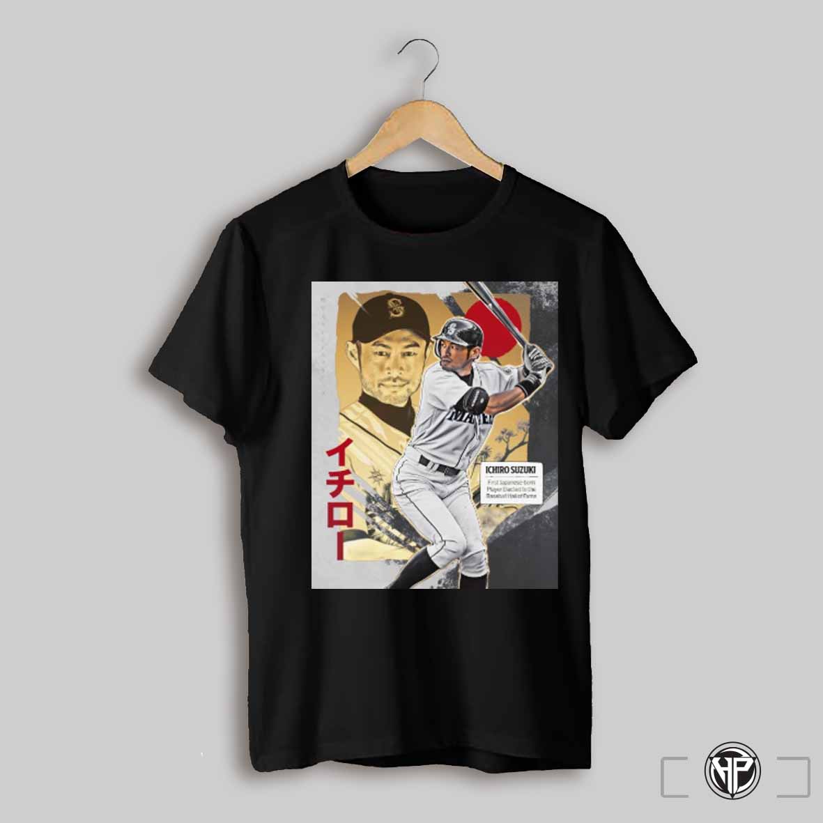 Mlb Ichiro Suzuki Seattle Mariners First Japanese Born Player Elected To The Baseball Hall Of Fame Poster T Shirt