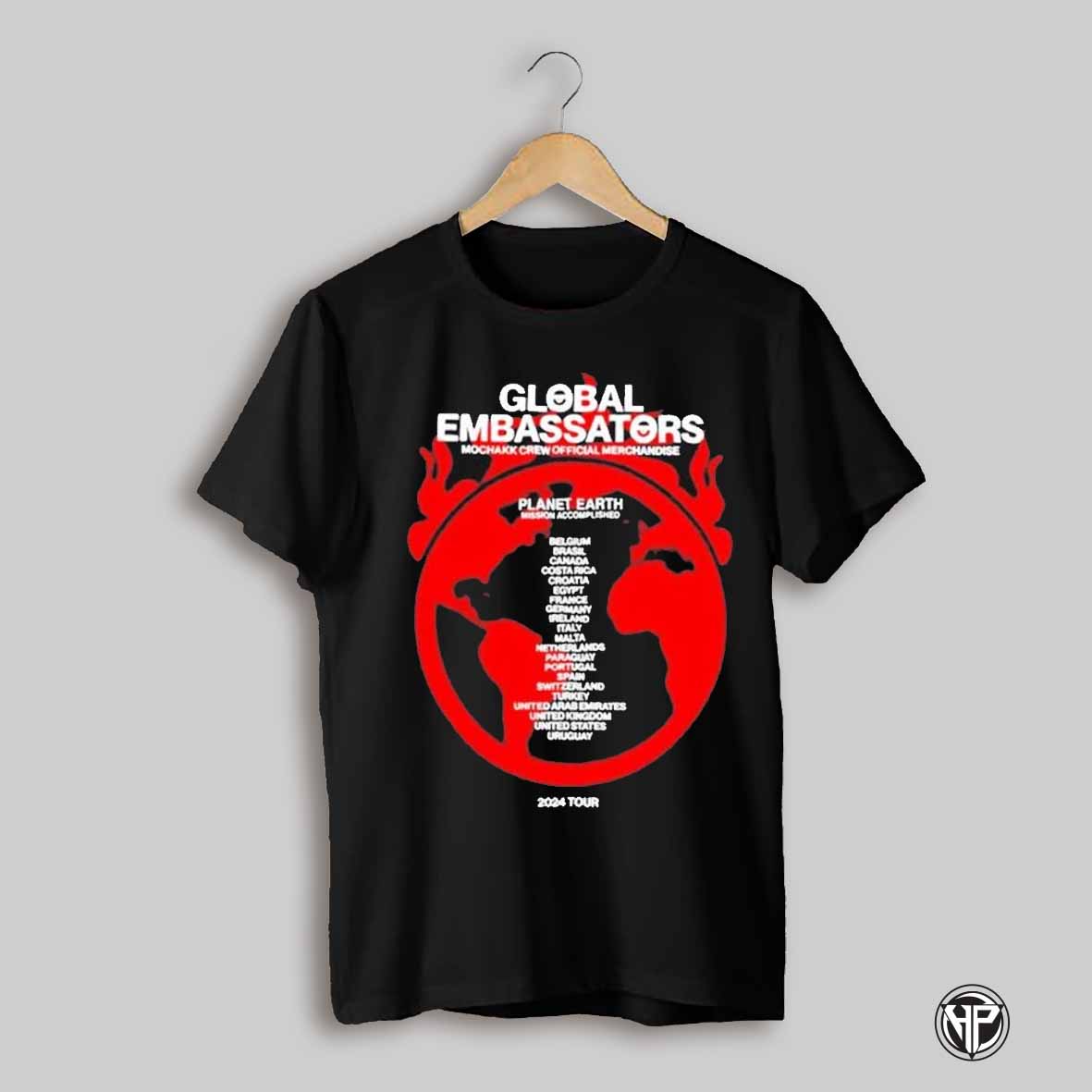 Mochakk Camiseta Global Embassators 2024 Tour T Shirts