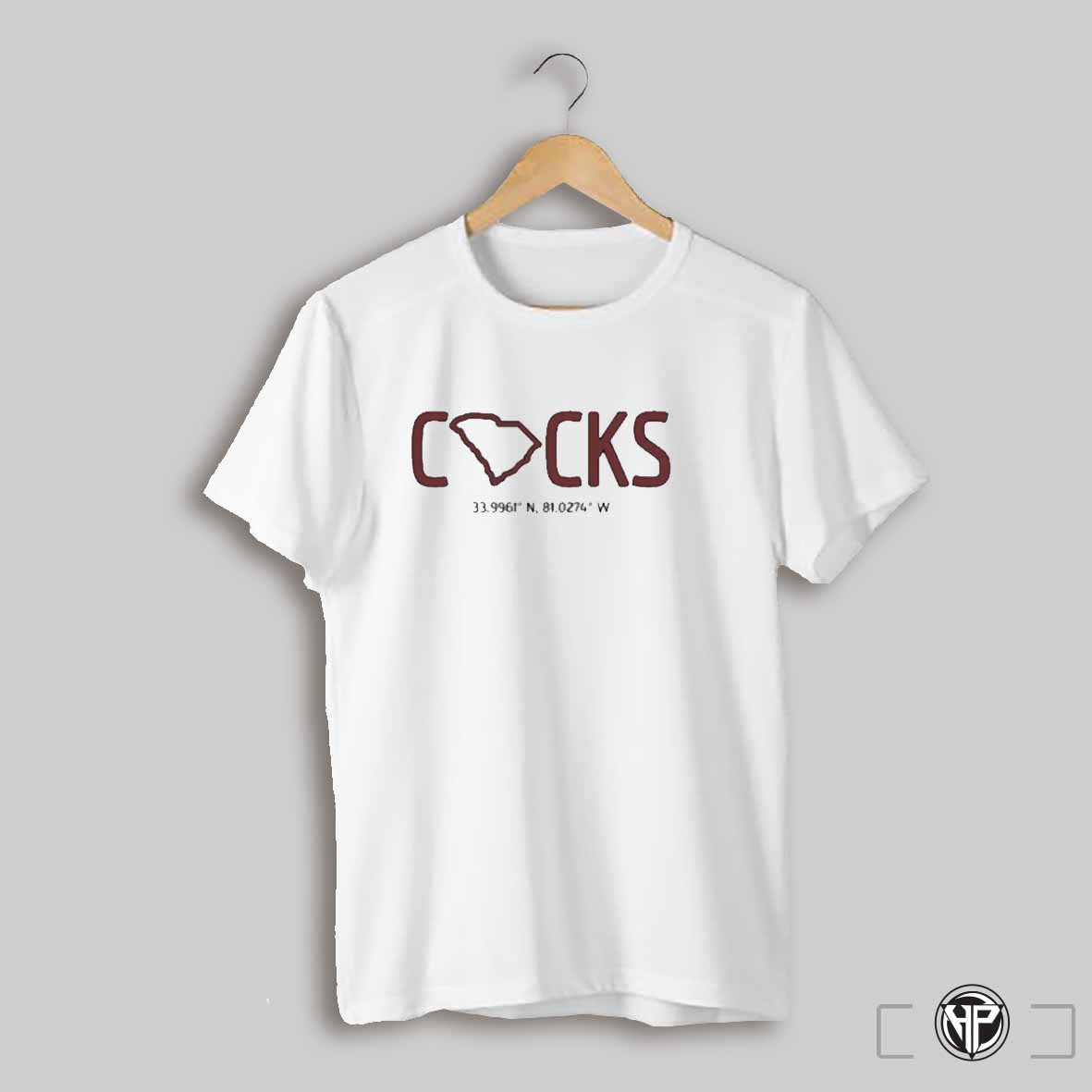 Mrs Poindexter Wearing Cocks 33 9961 N 81 0274 W T Shirt