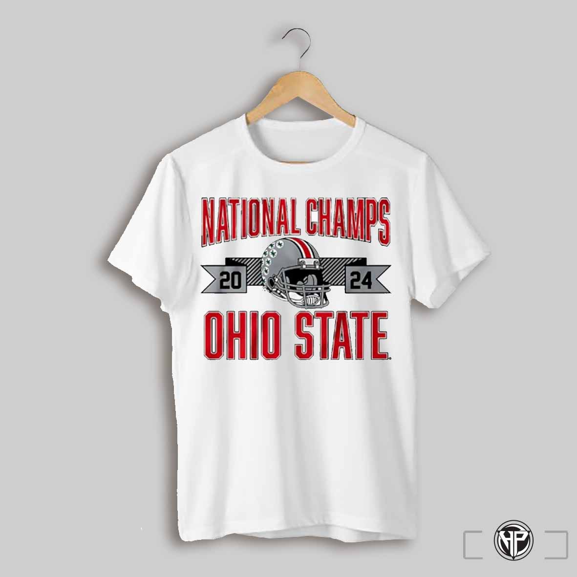 National Champs Arched Helmet Ohio State Buckeyes Shirt