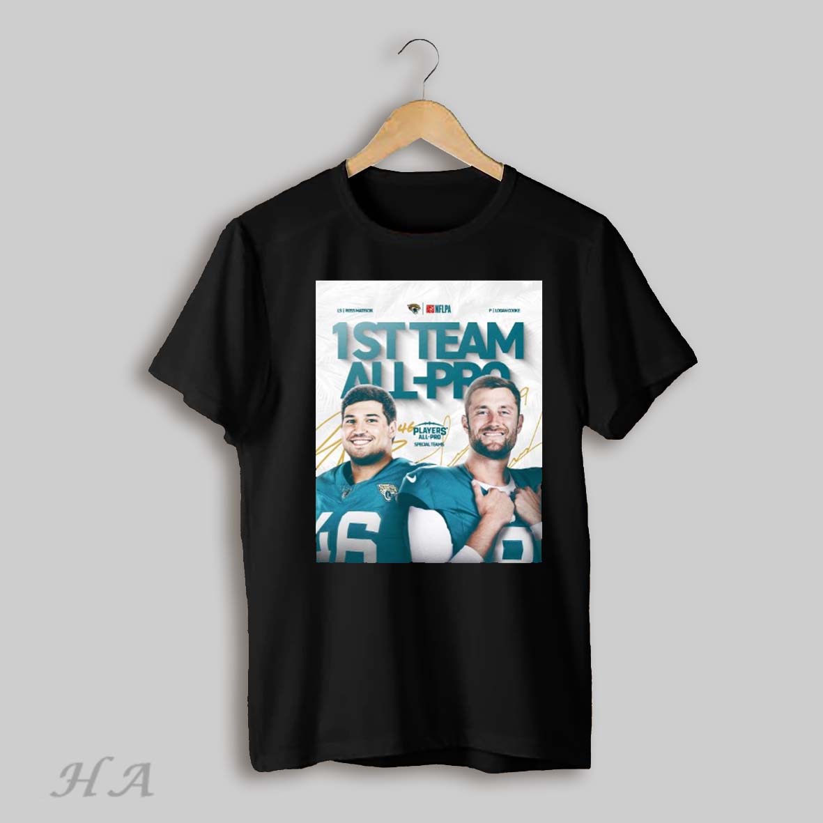 Official Poster Jacksonville Jaguars Ross Matiscik Logan Cooke 1st Team All Pro Players All Pro Special Teams Signatures T Shirt Sweatshirt Tee Shirt