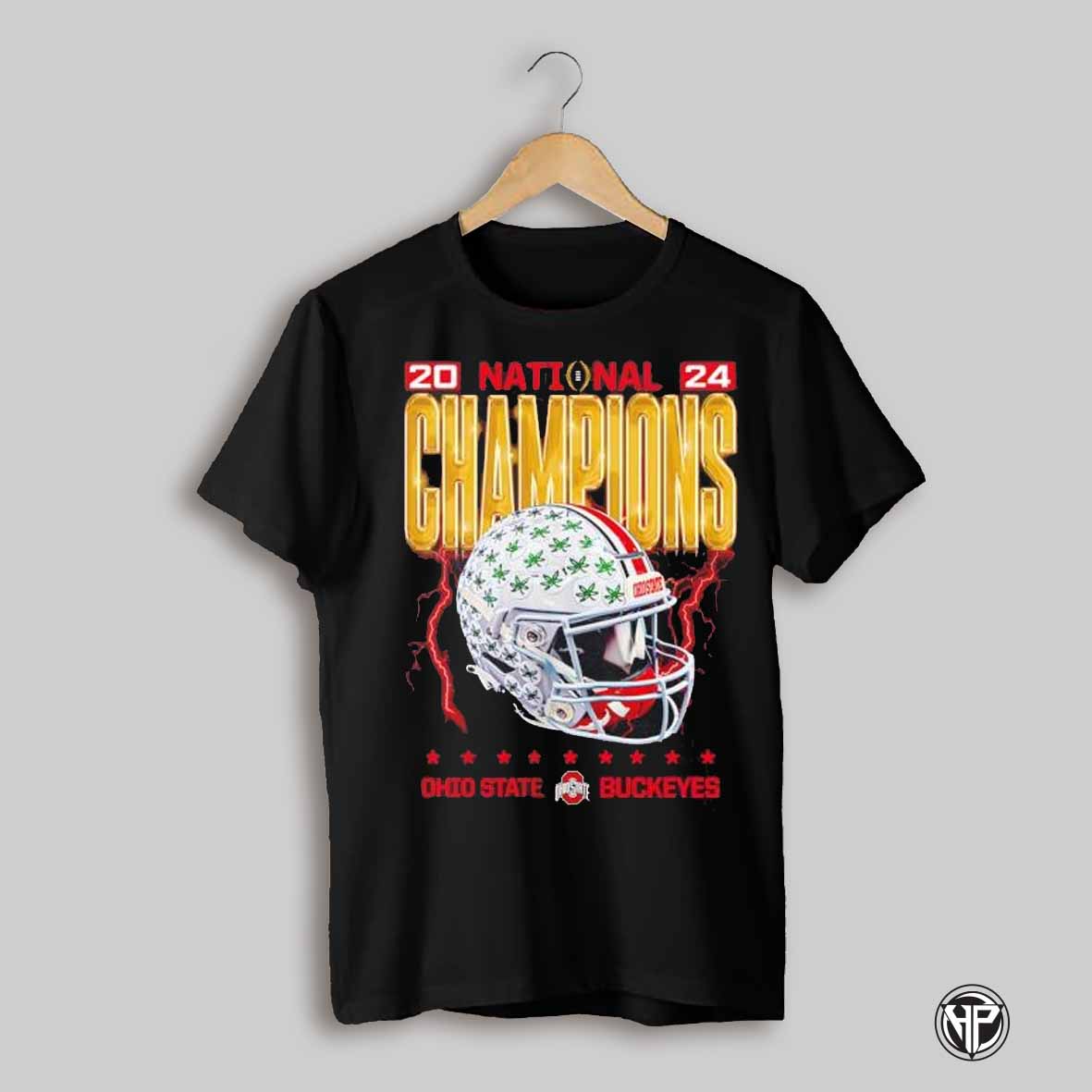 Ohio State Buckeyes College Football Playoff 2024 National Champions Black Shirt