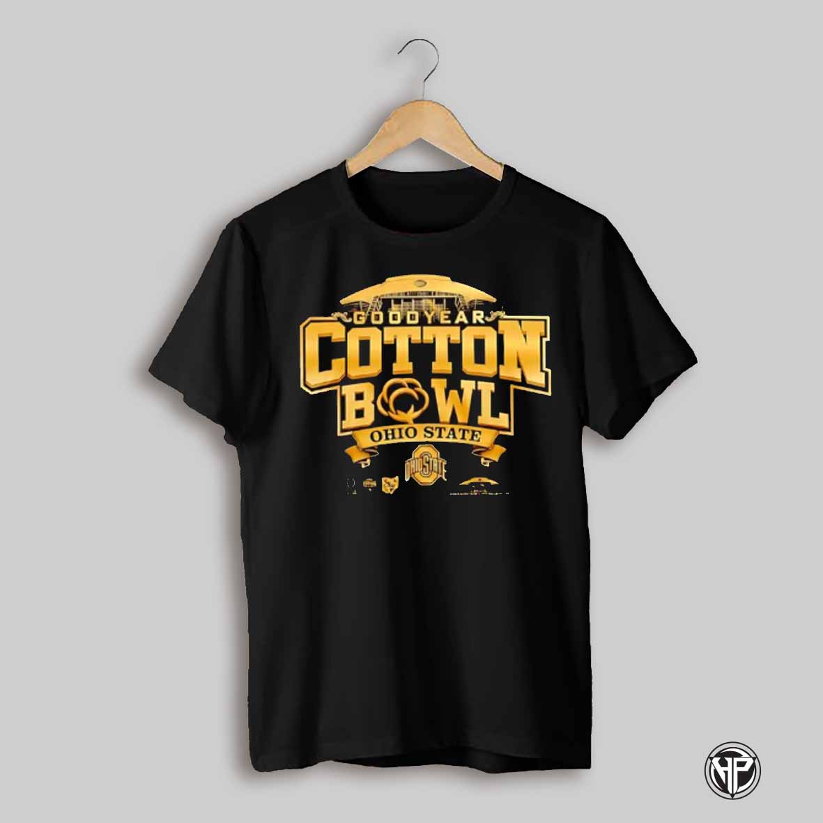 Ohio State Buckeyes Football 2025 Goodyear Cotton Bowl Golden Shirt