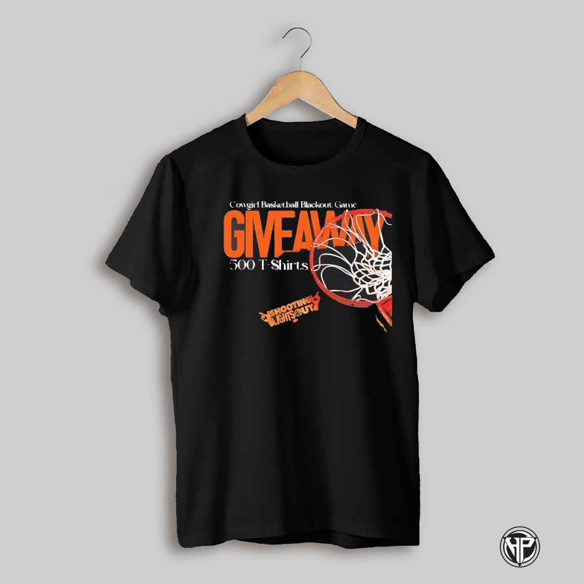 Oklahoma State Cowgirl Basketball Bleckout Game Giveaway Shirt