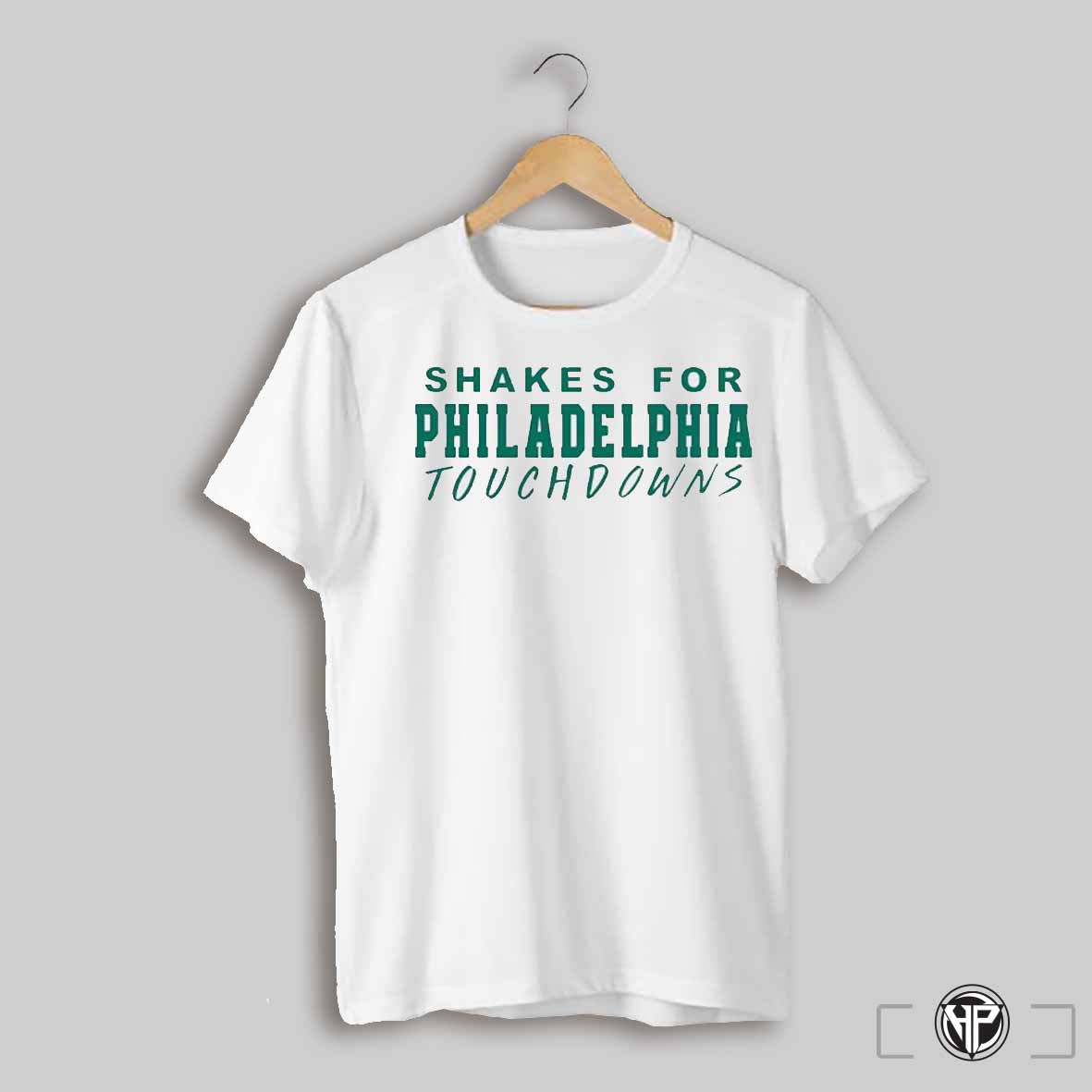 Paige Spiranac Wearing Shakes For Philadelphia Touchdowns Shirt