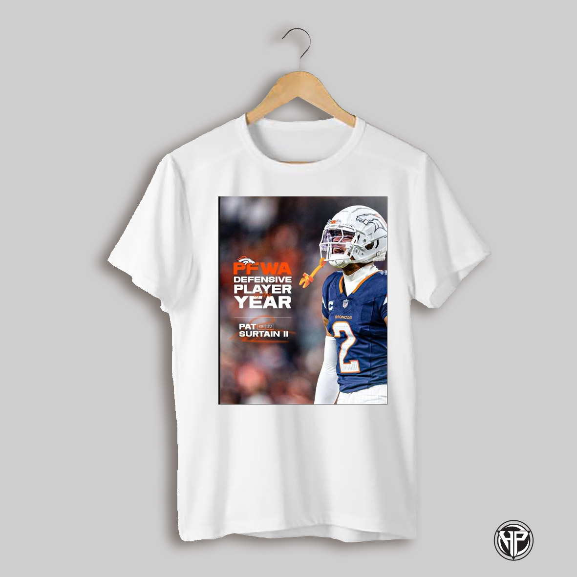 Pat Surtain Ii Denver Broncos Pfwa Defensive Player Of The Year Signature Poster T Shirt