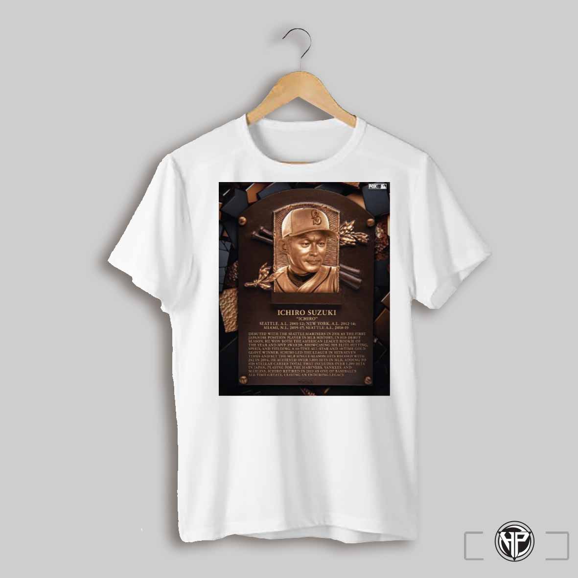 Poster Ichiro Suzuki Becomes The First Japanese Born Player To Be Elected Into The Baseball Hall Of Fame Resume T Shirt