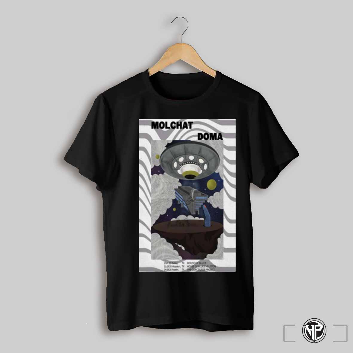 Poster Molchat Doma January 21 24 2025 Tour Texas T Shirt