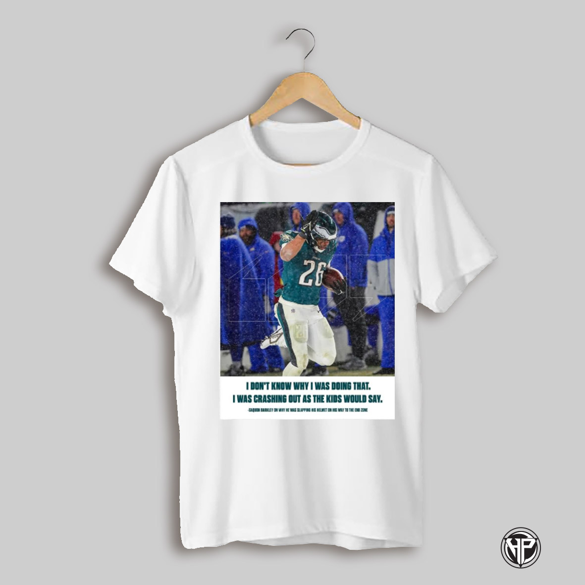 Poster Philadelphia Eagles Saquon Barkley I Dont Know Why I Was Doing That I Was Crashing Out As The Kids Would Say T Shirt