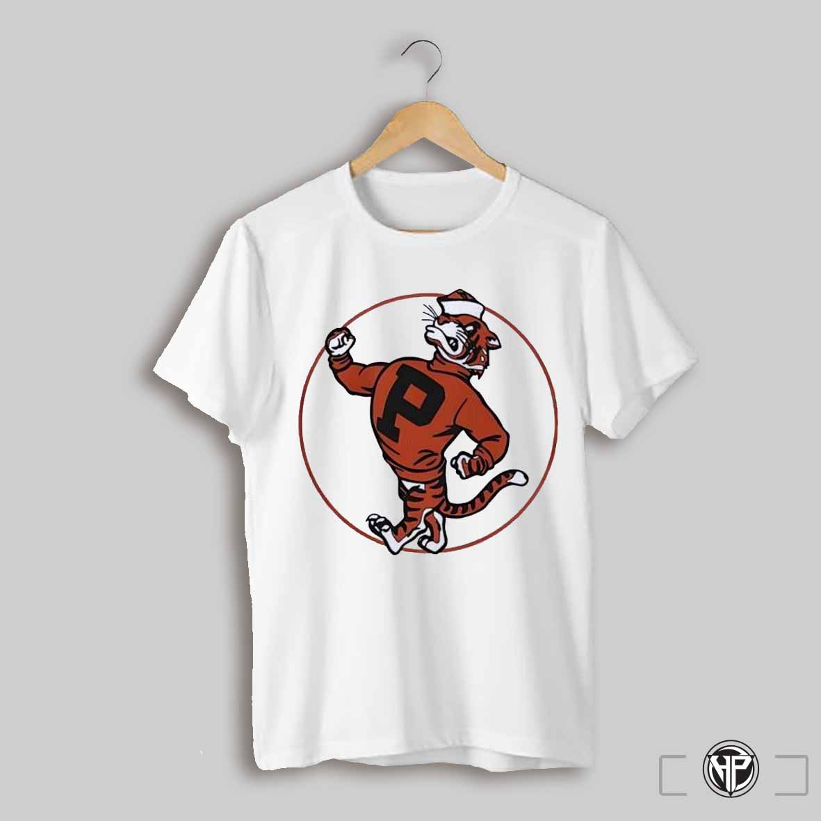 Princeton Tigers Mens Basketball Vintage Logo Shirt