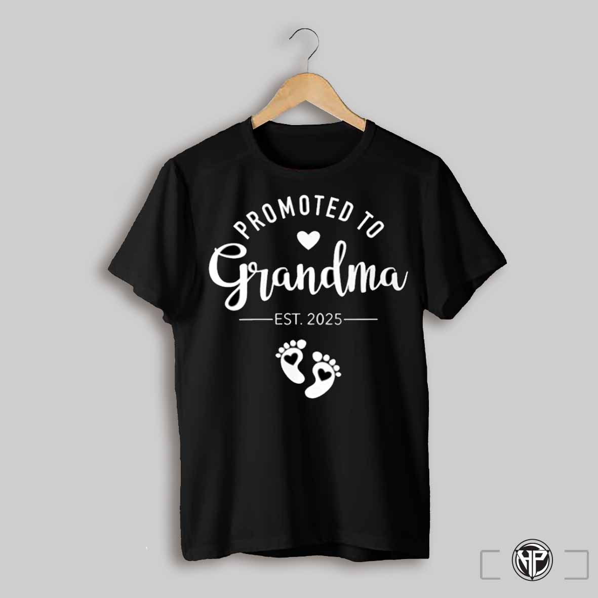 Promoted To Grandma Est 2025 For New Baby Shirt
