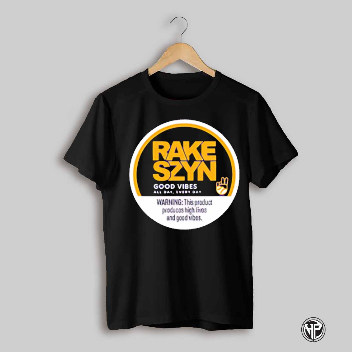 Rake Szyn Good Vibes Warning Logo Shirt