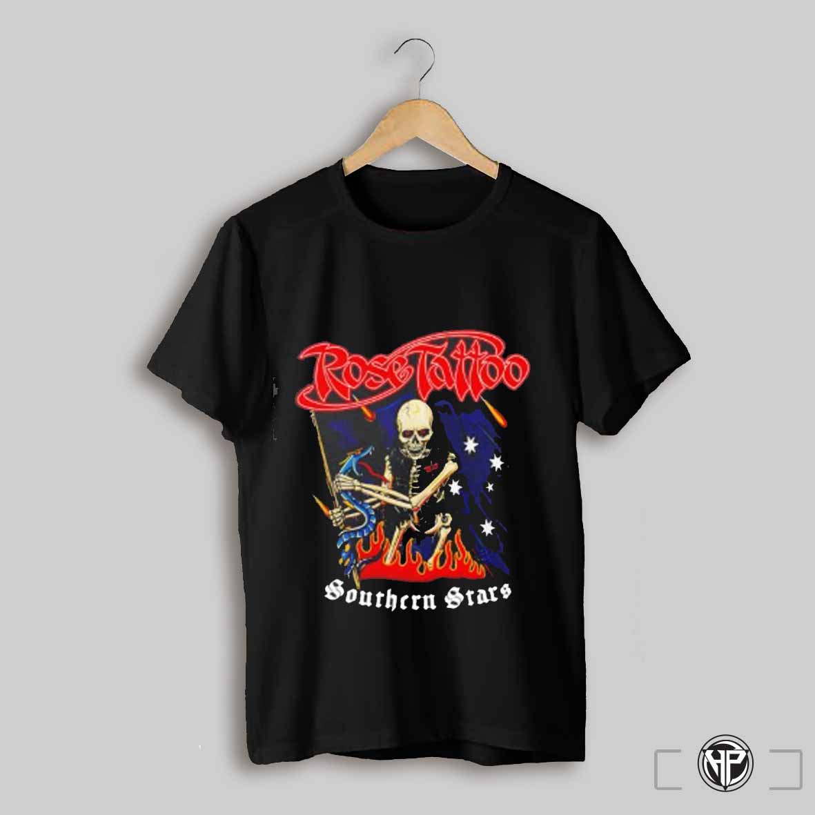 Rose Tattoo Southern Stars Skeleton Shirt