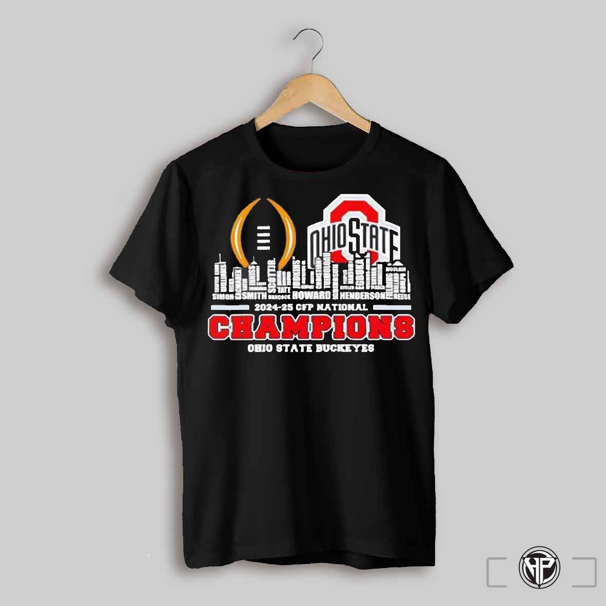 Skyline City Names 2024 25 Cfp National Champions Ohio State Buckeyes Shirt 3