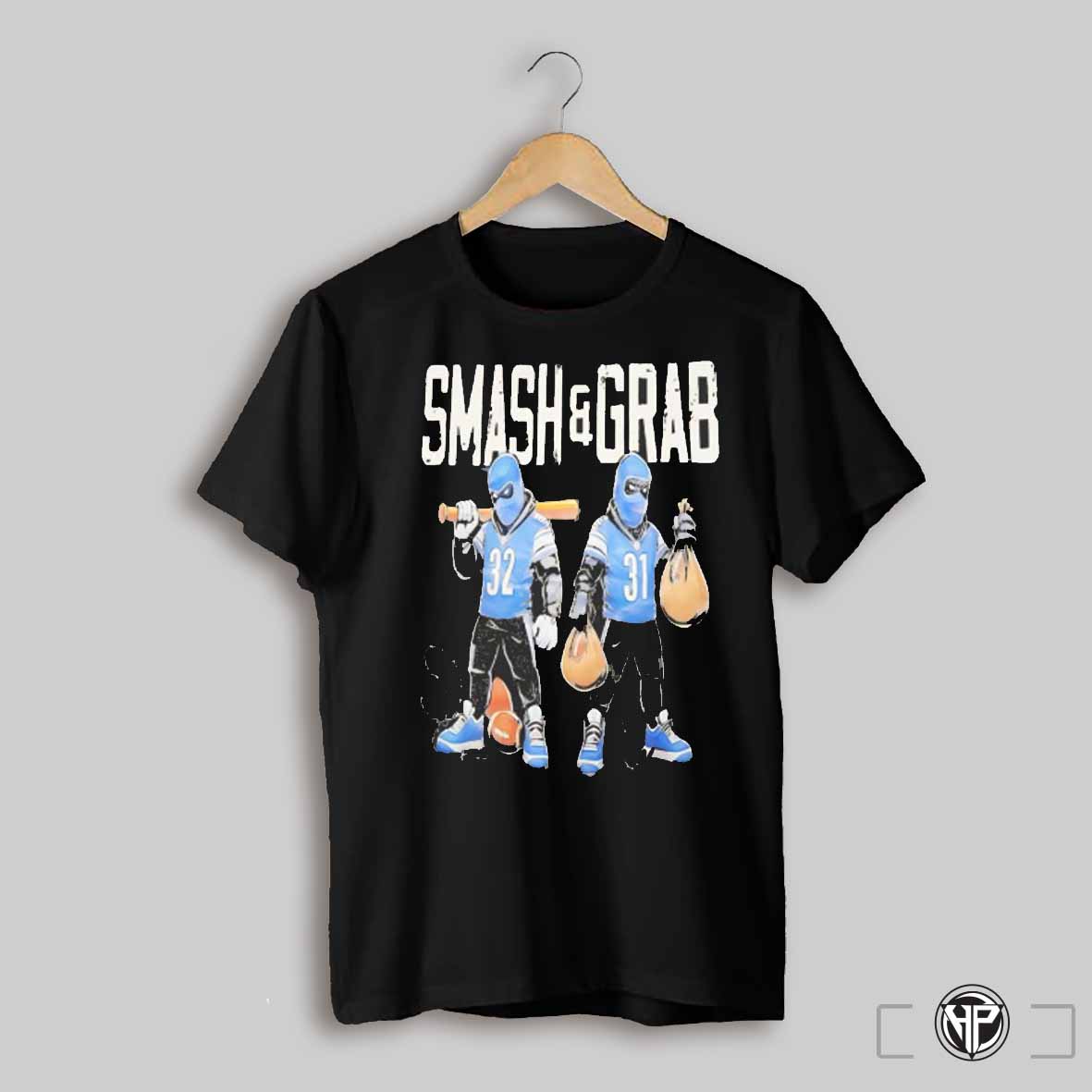 Smash And Grab Detroit Lions Brian Branch And Kerby Joseph Shirt