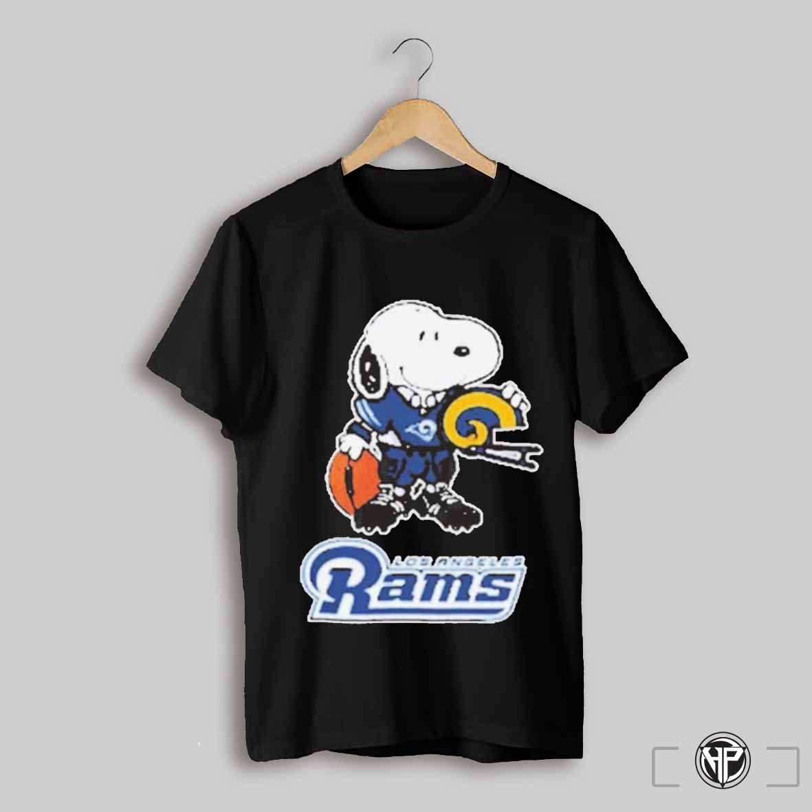 Snoopy A Strong And Proud Los Angeles Rams Nfl T Shirts