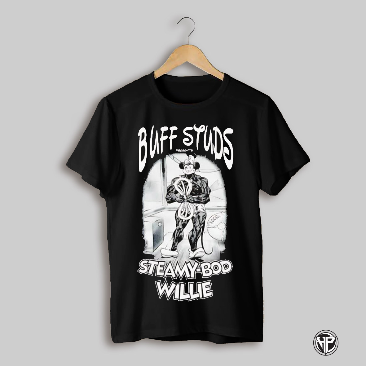 Steamy Bod Willie Premium Buff Shirt