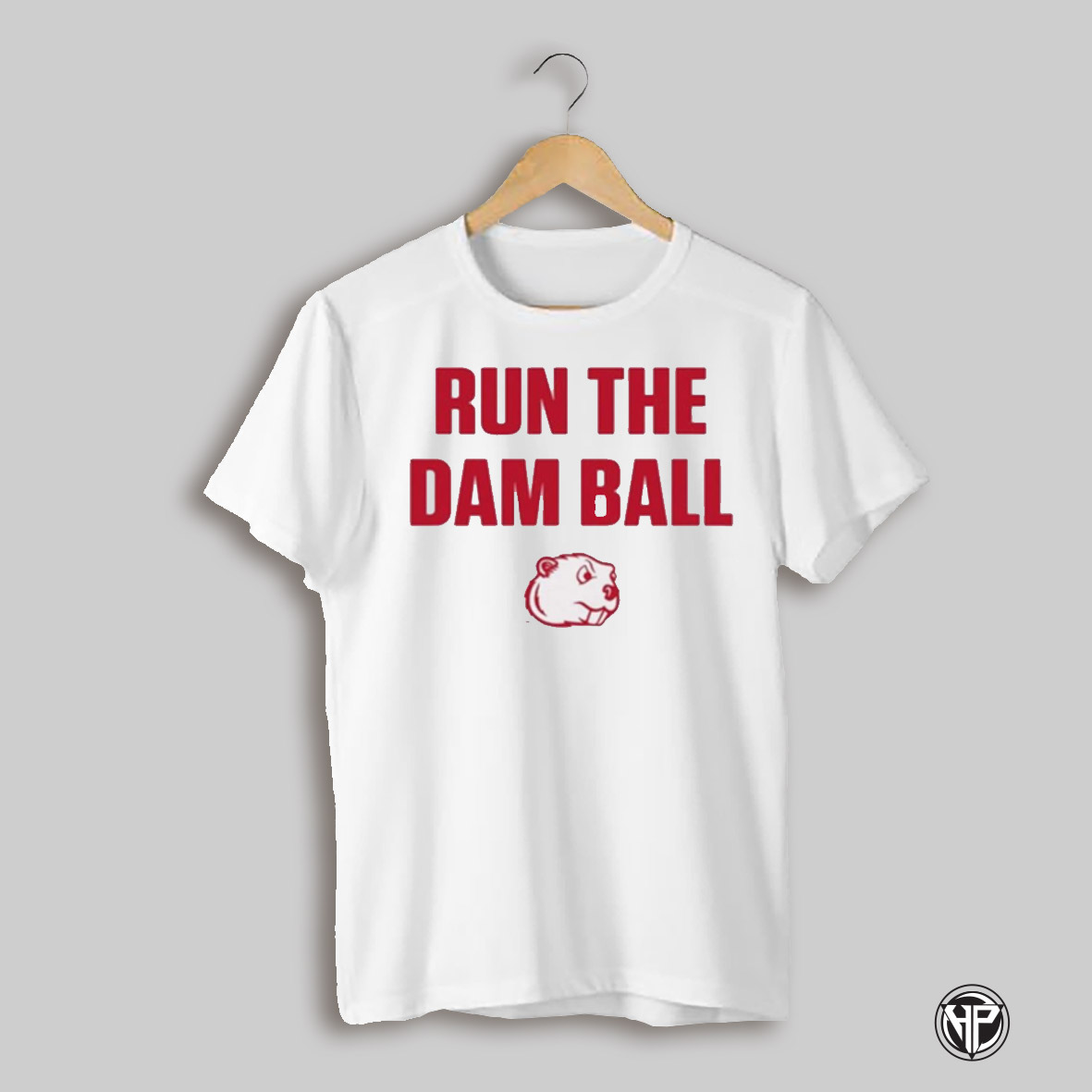 The Beaver Run The Dam Ball Minot State T Shirt